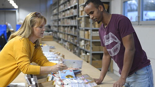 Gespräch zweier Personen