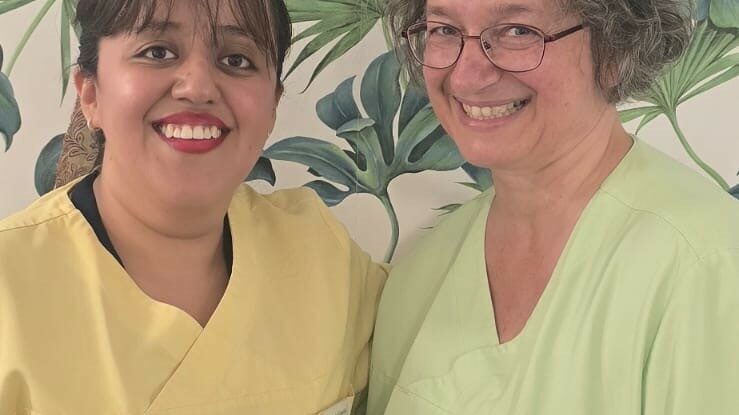 Petra Blau und Valeria Ramirez