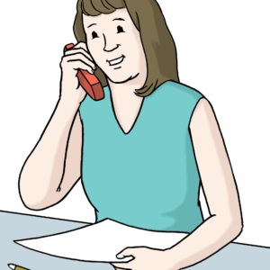 telefonieren_frau Telefonierende Frau